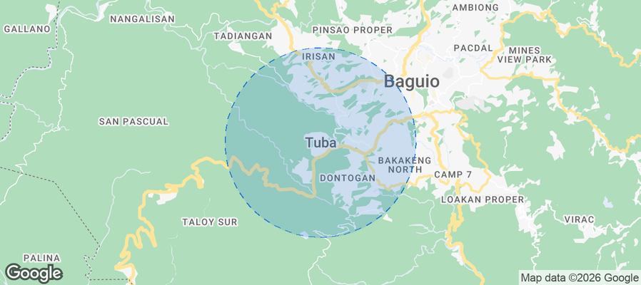 Tuba Airbnb map